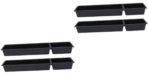 Toddmomy 4 Stück Käfig Tablett Papageien-Fütterungsbecher Vögel essen Huhn hühner halten hühnerhaltung Spender für Hühnerfutter Geflügelfutter Lebensmittel Krippe Terrarium