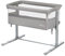 Bebeconfort Zina Co-Sleeper & Beistellbett Baby Von der Geburt bis zu 6 Monaten (0-9kg), Klappbares Beistellbett, 5 verstellbare Höhen, Verstellbare Matratze, Mineral Grey