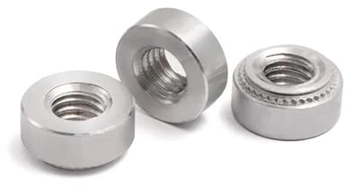 Dado autobloccante in acciaio inossidabile 304 zincato, dado a pressare M3 M4 M5 M6 M8, elementi di fissaggio for macchine utensili(304-CLS,M5-1(30PCS))
