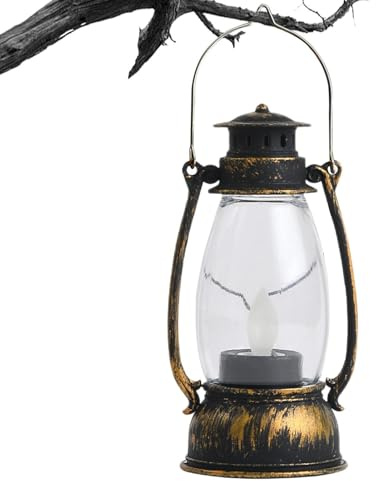 Lanterna a batteria, illuminazione decorativa vintage, attrezzatura da esterno per giardino e patio, accessorio pratico per oscuranti, strumento affidabile per pesca notturna, escursionismo e zaino in