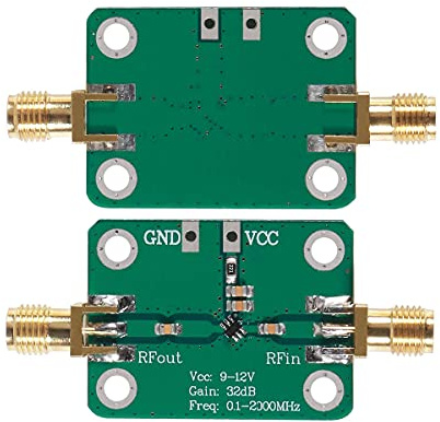 HiLetgo 0.1-2000MHz RF WideBand Amplifier 30dB High Gain Low Noise LNA Amplifier