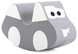 IGLU Soft Play Caballo balancín para niños, Juguete Mecedora (Grey)