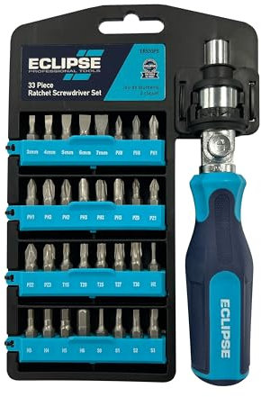 Eclipse Professional Tools ERS33PS Juego de destornilladores de carraca de 33 piezas