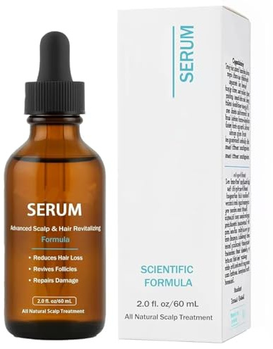 Sérum para el cuero cabelludo para el crecimiento del cabello | Sérum multipéptido para la densidad capilar | Tratamiento avanzado para un cabello más grueso