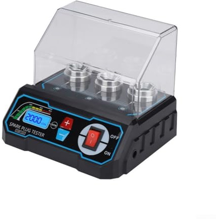 Rilevatore di scintille regolabile da 12 V per tester bobina di accensione motore automobilistico con design a 3 fori per una valutazione efficiente della scintilla