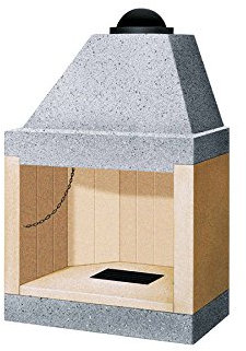 Lineavz Caminetto Cucina Alimentare Legna Ad Angolo e Parete MC 55 - 60 Vz80MP