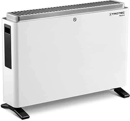 TROTEC Convector TCH 21 E | Calentador | Calentador eléctrico | Radiador plano | 3 niveles de calefacción (800 W / 1.200 W / 2.000 W)