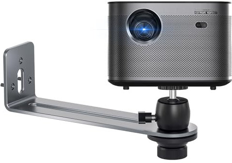 Projektor-Deckenhalterung, universelle Projektor-Wandhalterung, Aluminiumlegierung, 360° verstellbar, für Zuhause und Büro
