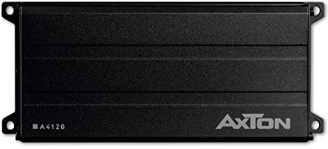 AXTON A4120 – ultra kompakter digitaler 4 Kanal Verstärker für Autos und Reisemobile, leistungsstarke digitale Mini Endstufe, Class-D Amp, 4 x 60 Watt