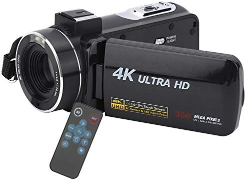 Camcorder 4K 4K Anti Shake High Definition Digital Video 18-facher Zoom 3 In IPS Berührender Bildschirm Digitale Videokamera