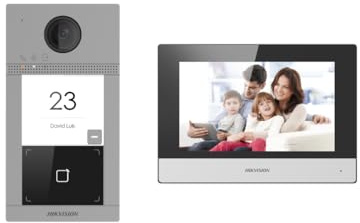 Hikvision IP-Video-Türsprechanlage Kit für Villa oder Haus. nur eine Ruftaste. DS-KIS604-S(C)(O-STD)/Europe BV