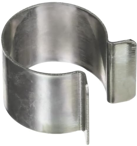 TECPLAST Lot de 40 clips pour bâche serre 25mm x 30mm 30CP - Haute Qualité - Clips de fixation métal revêtement Zinc