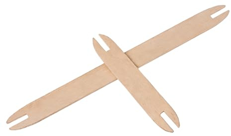 2 pezzi navi per tessitura, in legno, per maglieria, navetta per tessitura, telaio a mano in legno per ferri da maglia, moquette, produzione di utensili fai da te, accessori per macchine