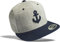 Cap Flexfit Snapback : Anker - Kappe Herren & Damen Kapitänsmütze (Grau)