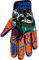 Broken Head MX-Handschuhe Bavarian Patriot - Motorrad-Handschuhe Für Motocross, Enduro, Mountainbike - Blau - Orange (XS)