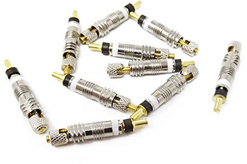 HONBAY 10PCS Presta Valve Cores Brass Tubeless Cores Kit Bike Replacement for Road and MTB Bike Tubeless Presta Valve Stem, Stan's, Vittoria, Continental, Kenda and More