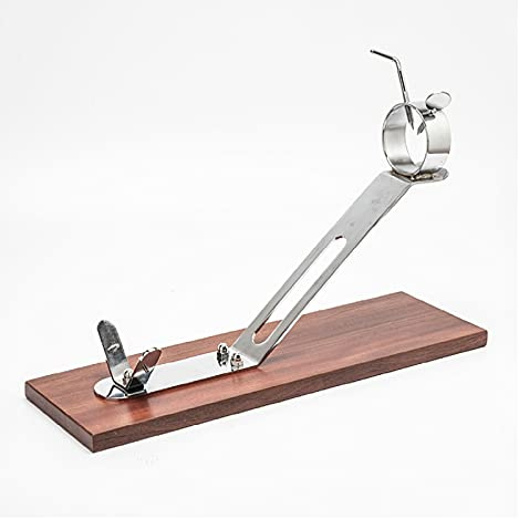 QTBH Ham Stand 1pc Ham Rack Wood for Kitchen Barbecue Party，Restaurant Home Kitchen Accessories, Designed for Ham Services Ham Holder Stand