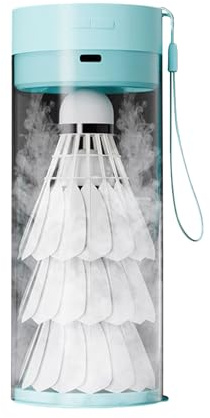 Teksome Humidificateur de Volants de Badminton - Vaporisateur De Balles Rechargeable Type-C | Accessoire Sportif Compact,Idéal pour Hommes Femmes