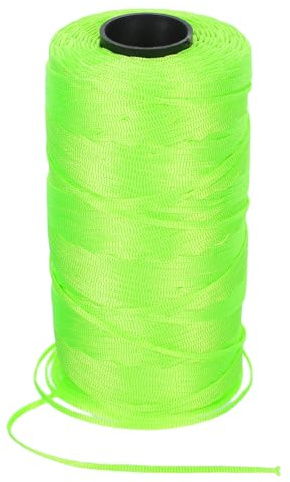 FOMIYES Cuerda Trenzada de Albañilería Verde Resistente para Marcado de Propiedades, Cuerda de Mampostería 34 Mm para Jardinería y Construcción, Hilo Cordel Exterior Duradero