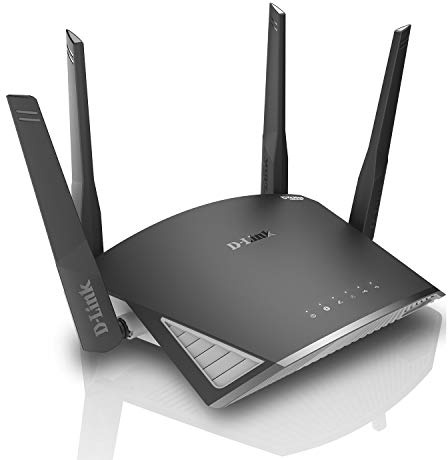 D-Link DIR‑2660, EXO AC2600 Smart Wi‑Fi Router, Dual Band, 802.11 AC Wave 2 with MU-MIMO, Alexa Compatible, Black