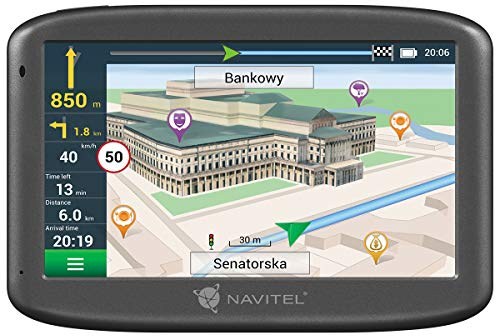 Navitel E505M Navigationssystem Navigationsgerät 5 Zoll Display mit Lifetime Karten Europa mit Magnethalterung