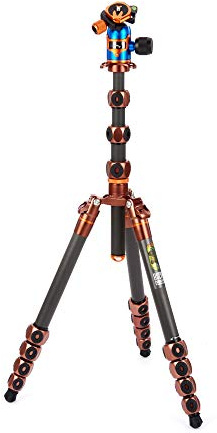 3 Legged Thing Legends Bucky Kit Carbon Fibre Tripod - Travel-Friendly, Adjustable Camera Tripod with 3 Detachable Legs & Multiple Mounting Points (BUCKYKIT)
