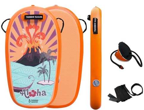 Tuxedo Sailor Bodyboard gonfiabile Speed Skin, per bambini, grande tavola da nuoto per surf e equitazione onde, per principianti ed esperti