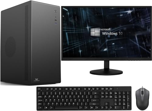 Veno Scorp Optiplex Intel i5 2400 16GB RAM 512GB NGFF SSD WiFi Windows 10 Desktop PC 21.5 New 75HZ Monitor V100 Computer Bundle