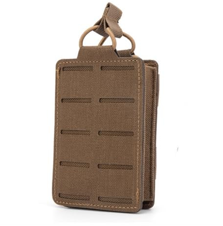 HOUSON Taktische Magazintasche, Magazintasche MOLLE Mag Pouch Magazinbeutel Jagd Magazin Tasche Molle Beutel für M4/M16/AK47/AK74 Magazin Khaki