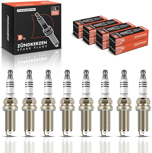 Frankberg 8x Zündkerze Zündkerzen Kompatibel mit C-Klasse W203 2.5L-3.5L 2005-2007 E-Klasse W211 2.5L-5.5L 2005-2008 CLK C209 3.0L-5.5L 2005-2009 i10 PA 1.2L 2008-2013 Replace# PLKR7A