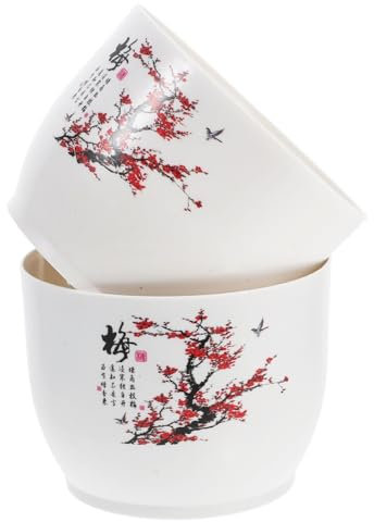HIAKDOFT 2pezzi Flower Pot Plastica Per Piante Acquatiche Contenitore Decorativo Per Casa e Giardino Design Pratico e Riutilizzabile Per Decorazioni Interni Ed Esterni