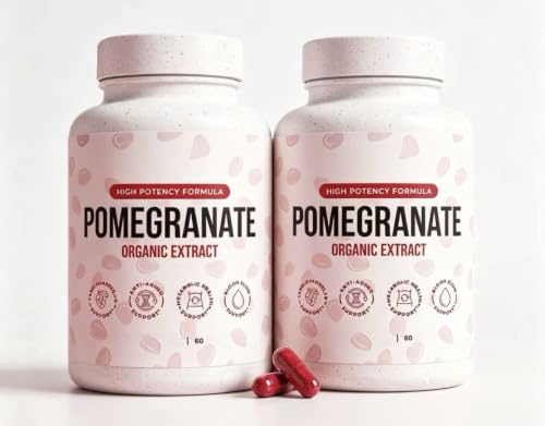 Integratore alimentare a base di estratto di melograno biologico, antiossidante ed energizzante.,2PCS