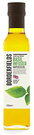 Borderfields Basil Infused Rapeseed Oil, 250 ml