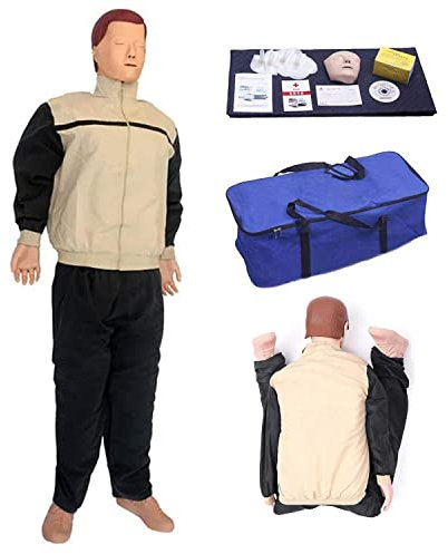 ZMIN Erste Hilfe Trainingspuppe Übungspuppe Practi für Wiederbelebung, Reanimationspuppe Erste Hilfe für medizinische pädagogische Trainingshilfe