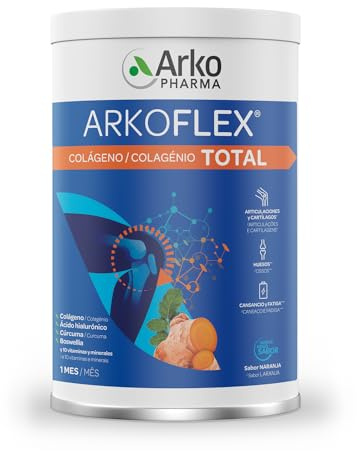 ARKOPHARMA Arkoflex Colágeno Total Polvo 390 g Hidrolizado Tipo II Naranja
