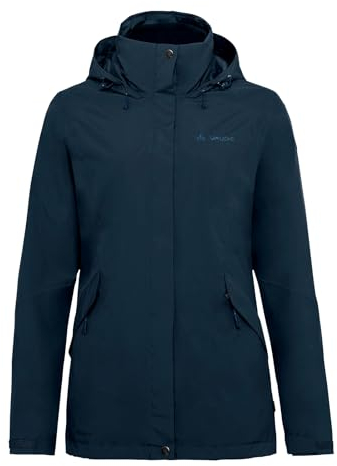 VAUDE Damen Women's Rosemoor 3in1 Jacket Doppeljacke, Dark Sea Uni, 38 EU