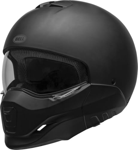 Bell - BROOZER SOLID ECE Helme - Erwachsene Unisex - Schutzausrüstung, Fahrradhelm, Straßenhelm, Straßen-Schutzhelm, Matt Schwarz, M