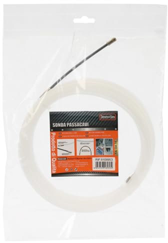 Sonda pasacables profesional, sonda sacacables, sonda pasacables, diámetro de 3 mm (5 metros)