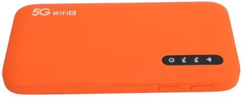 Mobiler 5G-WLAN-Hotspot für Reisen – 5G-WiFi6-Mobil-Hotspot-Router mit SIM-Kartensteckplatz, 6100-mAh, Tragbares WLAN-Gerät, Tragbarer Router für Telefon-Tablet