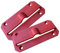 TradeTidy Trowel Holders, Tool Storage for Van and Garage, Designed to Hold Most Plasterers Finishing Trowels and Floorlayers/Tilers Notched Trowels. ABS Plastic Built, Pack of 2, Colour - Red