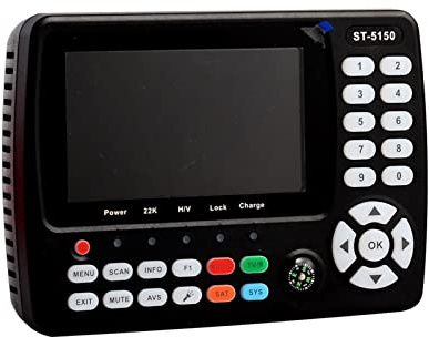Satfinder Original ST-5150 DVB-S2 / T2 / C Combo HD Satélite TELEVISOR Medidor del buscador H.265 MPEG-2 / MPEG-4 Mejor WS-6980 6933 6916