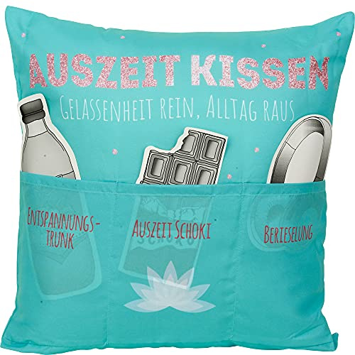 Sofahelden Auszeitkissen mit Taschen und Deko