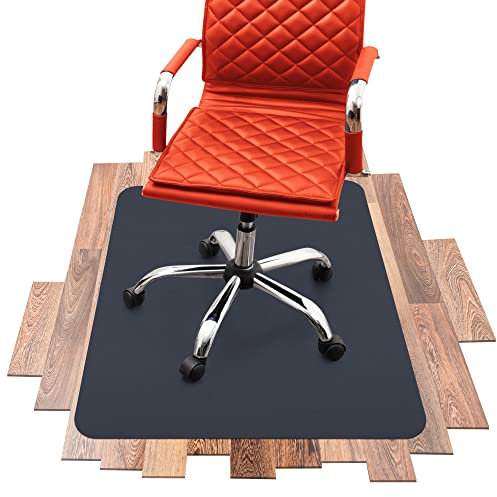 SCHMIEDWERK Bodenschutzmatte farbig | Bürostuhl Unterlage | Kratzfest | Made in Germany (Anthrazit, 120 x 145 cm)