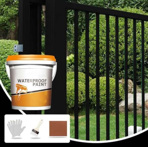 Waterproof Quick-Dry Mild Formula Anti-Rust Metal Paint, Water-Based Rust-Proof Paint Metal Paint, Anti Rust Paint for Metal,Rust-Free Anti-Corrosion Renovation Quick-Drying Metal Paint (Black)