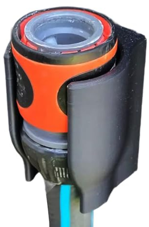 Support pour Tuyau d'Arrosage Montage Mural - Porte-Pistolet et Support de Tuyau de Jardin | Accessoires de Fixation pour Jardin Piscine Arrière-cour