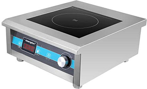 Abangdun 5000W Commercial Induction Cooktop - Professional Electric Burner with Timer for Restaurant