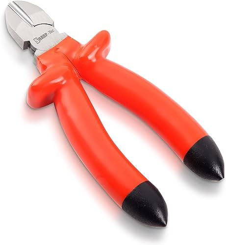 Sharp-tec Wire Cutters, 200mm 1000V Insulated Diagonal Cutting Pliers, Electrical Side Cutters for Electricians, DIY, Household, Workshop