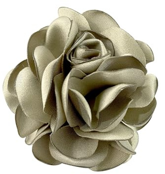 IMINI 60MM flor gran broche de solapa elegante hecho a mano broches clásicos para fiesta de boda baile banquete para mujeres vestido traje ropa accesorios joyería regalos, Metal, verde
