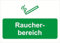 Indigos UG - Schild Raucherbereich - 297x210 - Hotel, Firma, Schutz, KITA, Arzt, Praxis - Sicherheit - Warnung - Aluverbundplatte 3mm, Wohnung - Hinweisschild - Warnschild
