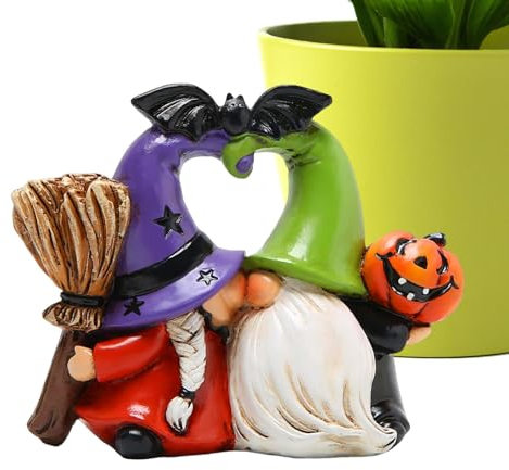 Couple de Nains de Jardin, Baiser GNOME - Figurines naines en résine | Décorations de GNOME pour la Saint-Valentin, Ornements de Couple, Figurines de Baiser Nains, décor pour décorations de Table
